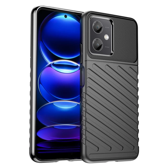 Чохол HRT Thunder Case для Xiaomi Redmi Note 12 5G | Poco X5 5G Black (9145576274637)