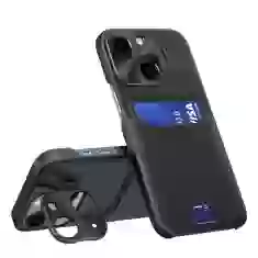 Чехол HRT Leather Stand Case для Samsung Galaxy S23 Ultra Black (9145576274866)