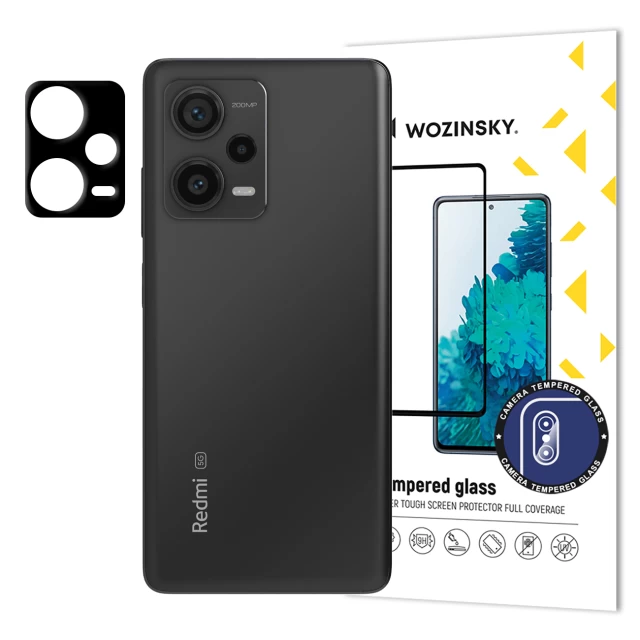 Защитное стекло Wozinsky Tempered Glass 9H для камери Xiaomi Redmi Note 12 Pro Plus Black (9145576275115)