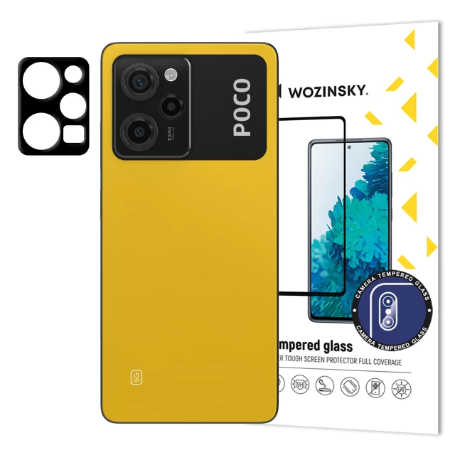 Захисне скло Wozinsky Tempered Glass 9H для камери Xiaomi Redmi Note 12 Pro | Poco X5 Pro 5G Black (9145576275122)