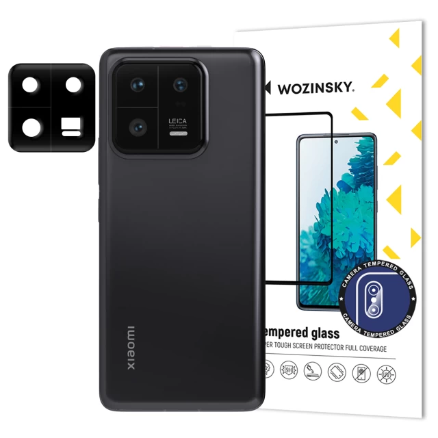 Захисне скло Wozinsky Tempered Glass 9H для камери Xiaomi 13 Pro Black (9145576275160)