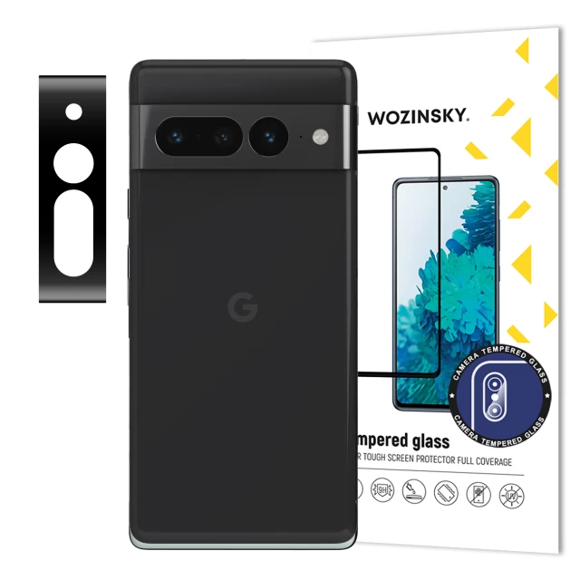 Защитное стекло Wozinsky Tempered Glass 9H для камери Google Pixel 7 Pro Black (9145576275184)