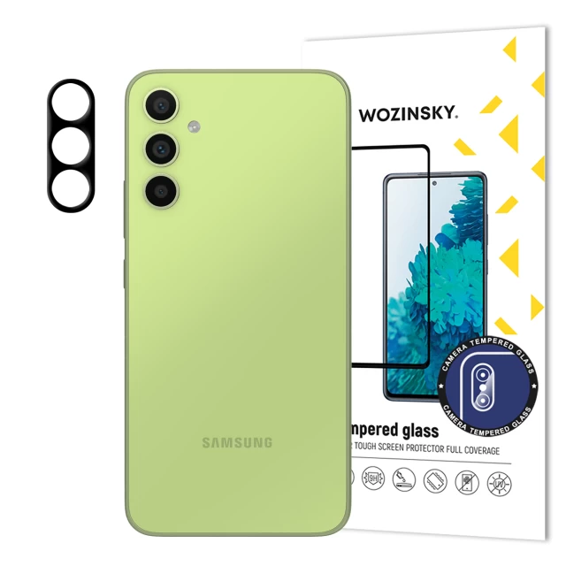 Захисне скло Wozinsky Tempered Glass 9H для камери Samsung Galaxy A34 5G Black (9145576275238)