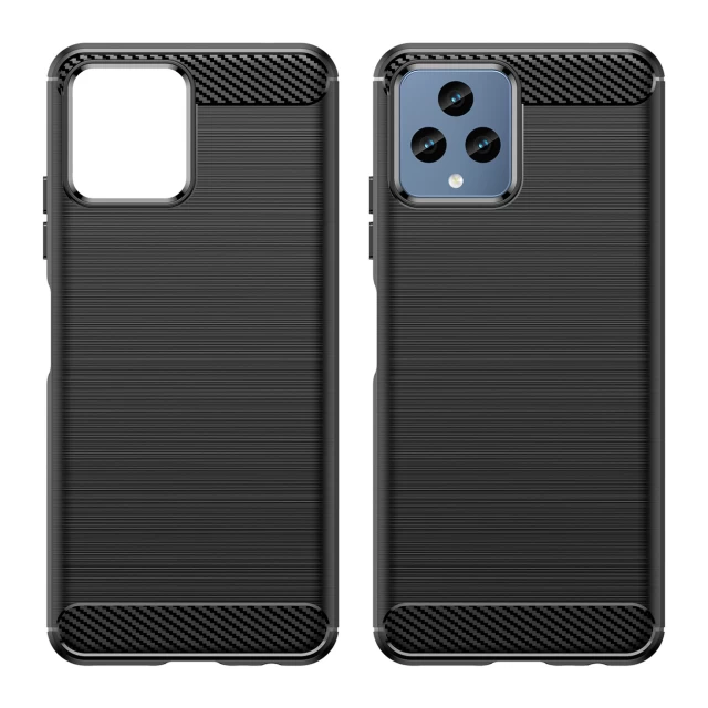 Чехол HRT Carbon Case для T-Mobile Revvl 6 5G Black (9145576275481)