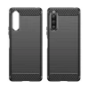 Чехол HRT Carbon Case для Sony Xperia 10 V Black (9145576275573)