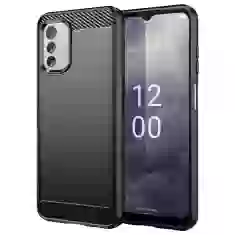 Чехол HRT Carbon Case для Nokia G60 Black (9145576275597)