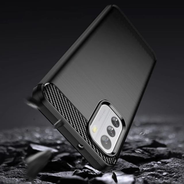 Чохол HRT Carbon Case для Nokia G60 Black (9145576275597)