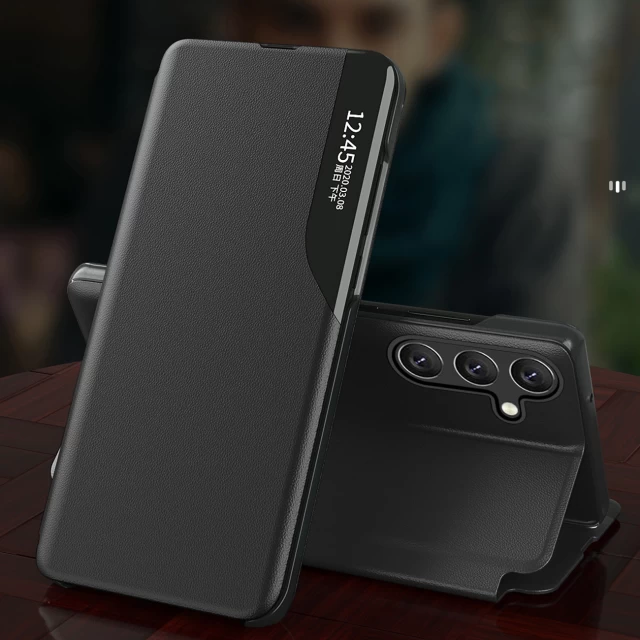 Чохол-книжка HRT Eco Leather View Case для Xiaomi Redmi Note 12 5G | Poco X5 5G Black (9145576275764)