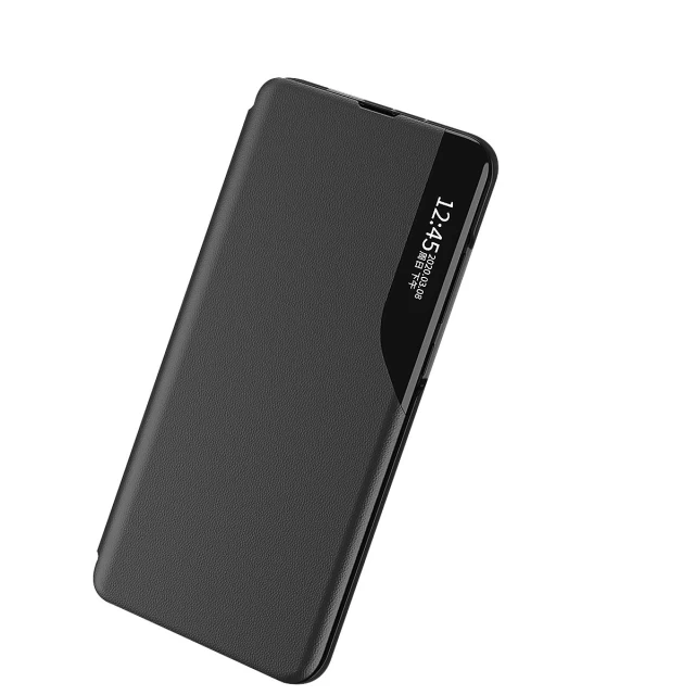 Чехол-книжка HRT Eco Leather View Case для Xiaomi Redmi Note 12 Pro Plus Black (9145576275801)