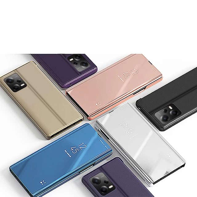 Чехол-книжка HRT Clear View Case для Xiaomi Redmi Note 12 Pro Plus Pink (9145576276099)
