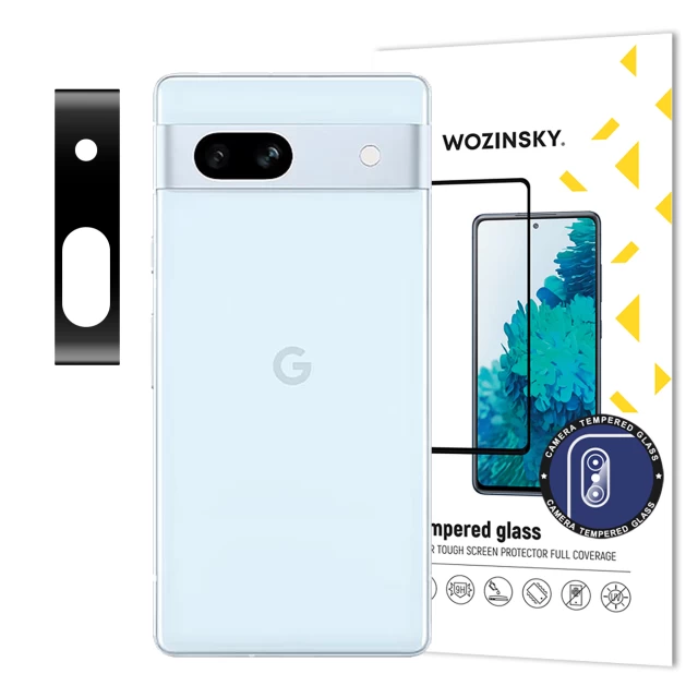 Защитное стекло Wozinsky Tempered Glass 9H для камери Google Pixel 7a Black (9145576276105)