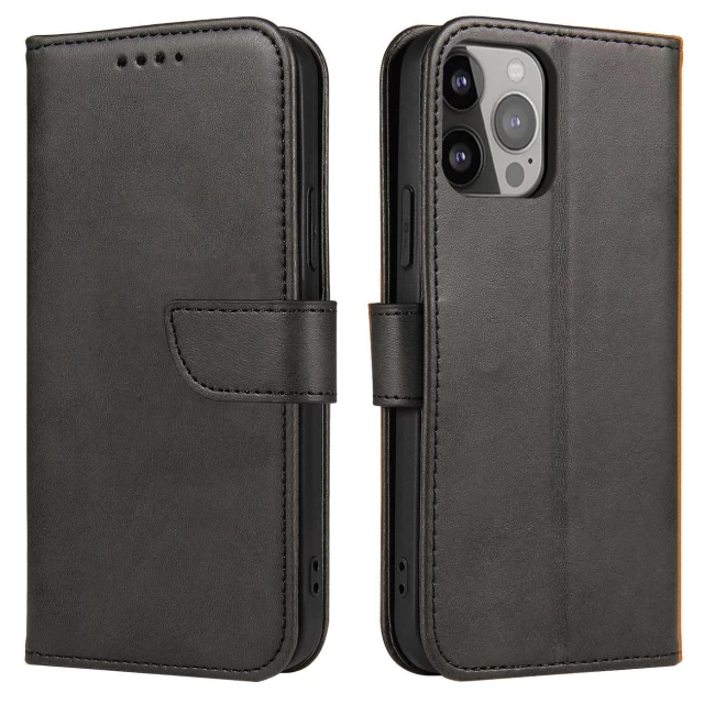 Чохол-книжка HRT Magnet Case для Xiaomi Redmi Note 12 Pro Plus Black (9145576277003)