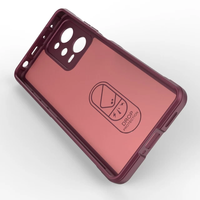 Чохол HRT Magic Shield Case для Xiaomi Redmi Note 12 Pro | Poco X5 Pro 5G Burgundy (9145576277508)