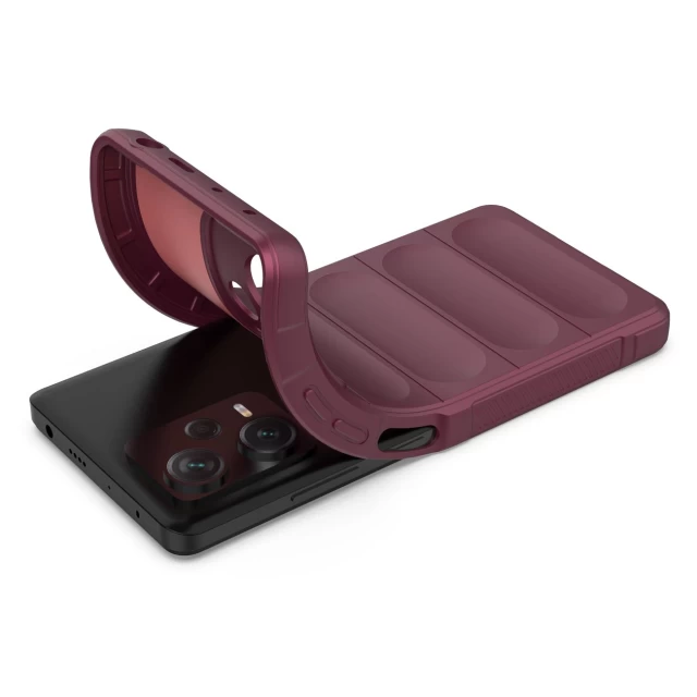 Чехол HRT Magic Shield Case для Xiaomi Redmi Note 12 Pro Plus Burgundy (9145576277553)