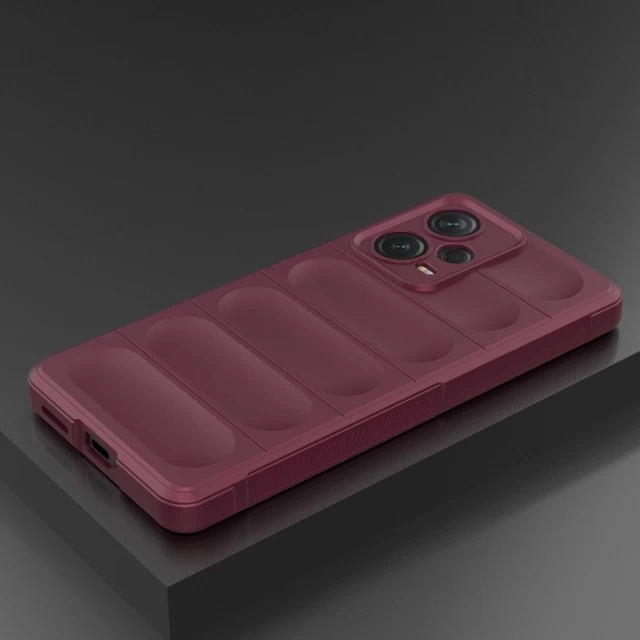 Чохол HRT Magic Shield Case для Xiaomi Redmi Note 12 Pro Plus Burgundy (9145576277553)