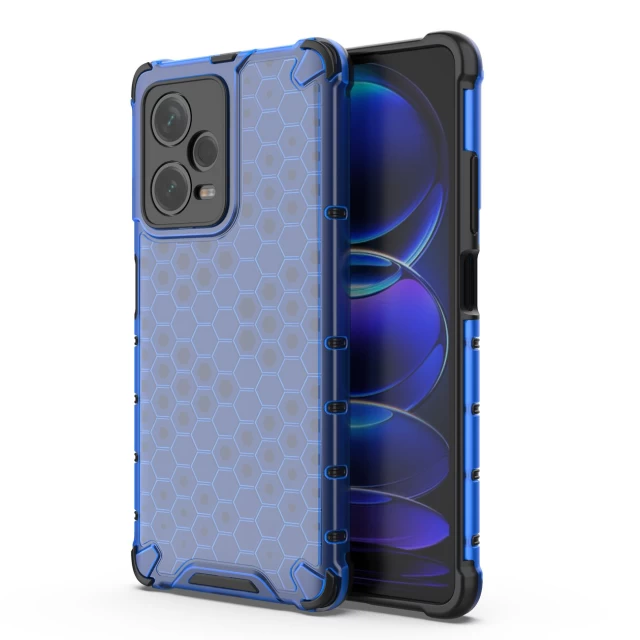 Чохол HRT Honeycomb для Xiaomi Redmi Note 12 Pro Plus Blue (9145576277744)