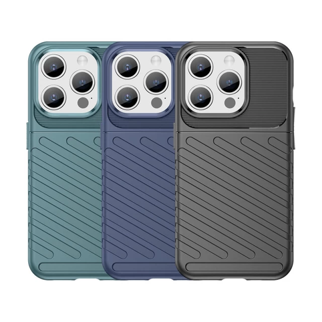 Чехол HRT Thunder Case для iPhone 15 Pro Blue (9145576279540)