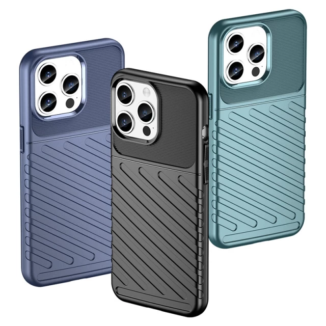 Чехол HRT Thunder Case для iPhone 15 Pro Max Blue (9145576279564)