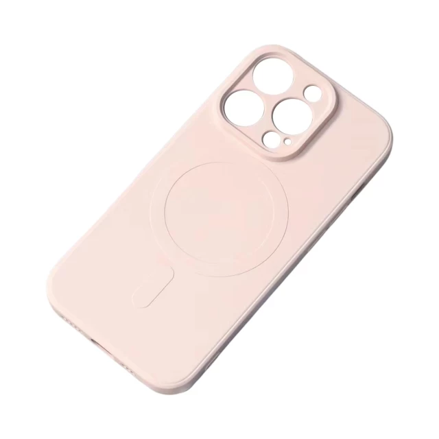 Чехол HRT Silicone Case для iPhone 15 Plus Pink with MagSafe (9145576279823)