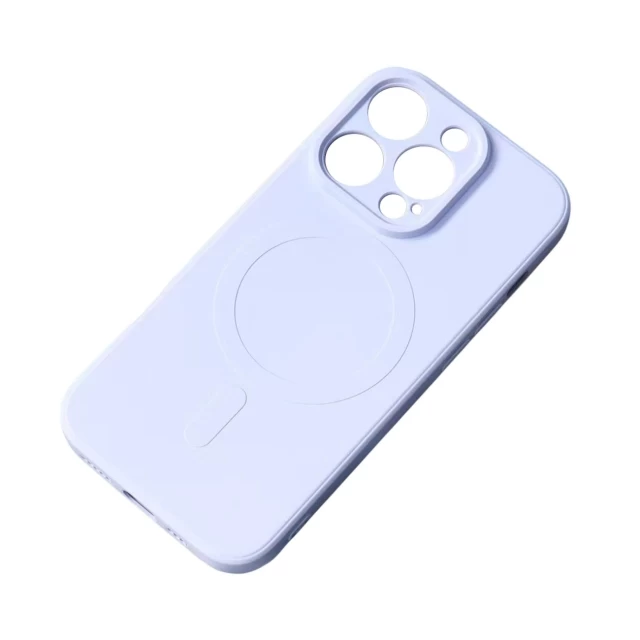 Чохол HRT Silicone Case для iPhone 15 Pro Blue with MagSafe (9145576279908)