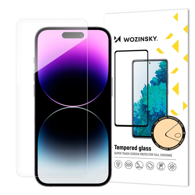 Защитное стекло Wozinsky Tempered Glass для iPhone 15 Pro Max Transparent (9145576280416)