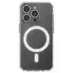Чехол HRT Magnetic Case для iPhone 15 Pro Max Transparent with MagSafe (9145576280447)