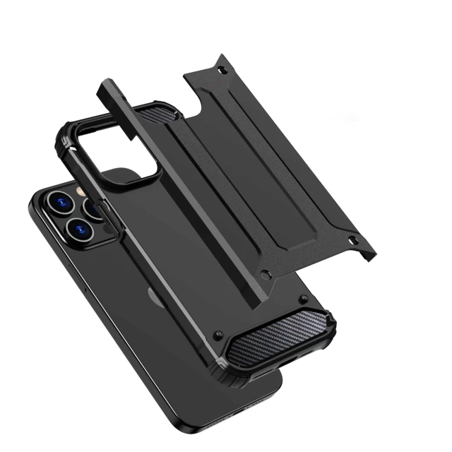 Чохол HRT Hybrid Armor iPhone 15 Pro Max Black (9145576280522)