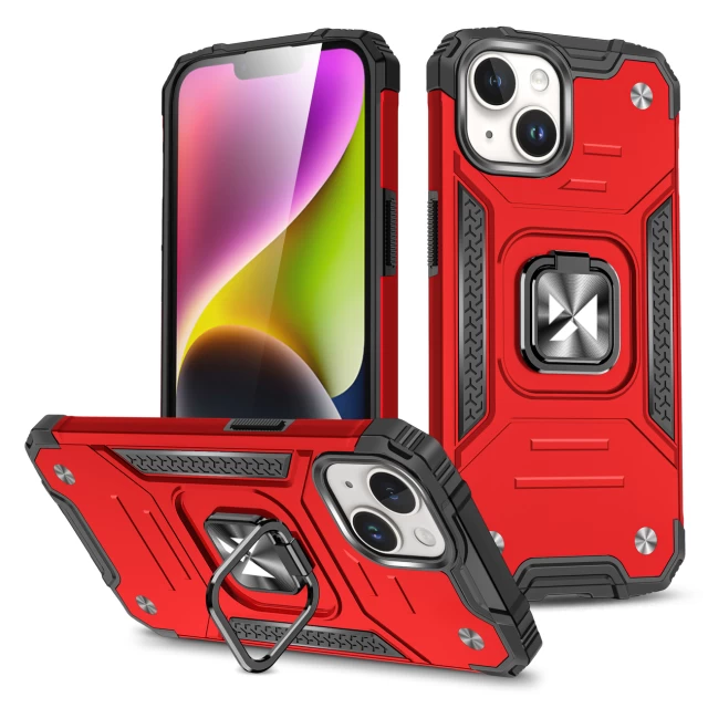 Чехол Wozinsky Ring Armor для iPhone 15 Red (9145576280560)