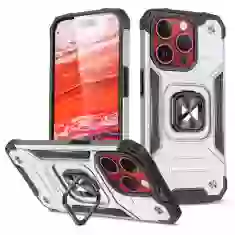 Чехол Wozinsky Ring Armor для iPhone 15 Pro Max Silver (9145576280737)