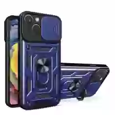 Чехол HRT Hybrid Armor Camshield для iPhone 15 Plus Blue (9145576280782)