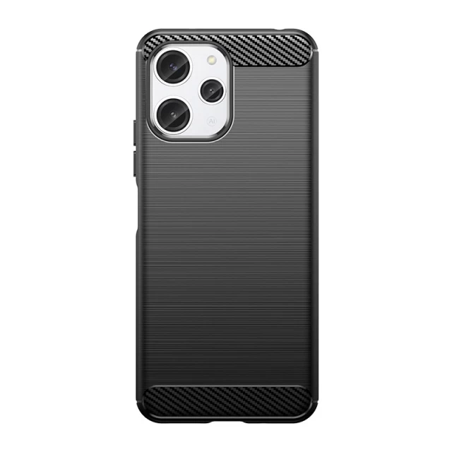 Чохол HRT Carbon Case для Xiaomi Redmi 12 Black (9145576281543)