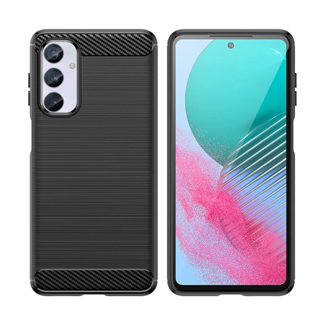 Чехол HRT Carbon Case для Samsung Galaxy M54 Black (9145576281567)