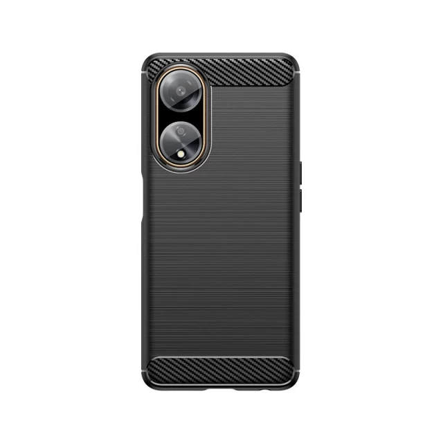 Чехол HRT Carbon Case для Oppo A98 5G Black (9145576281598)