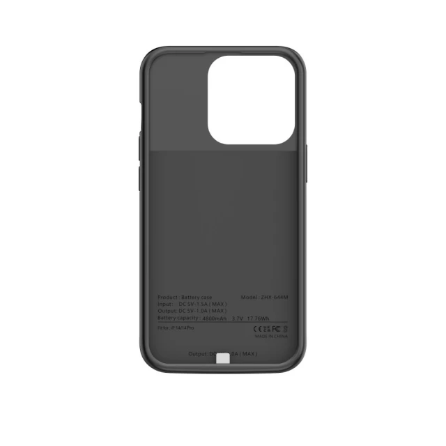 Чохол Tech-Protect Powercase 5000 mAh для iPhone 14 Plus | 14 Pro Max Black (9490713927458)