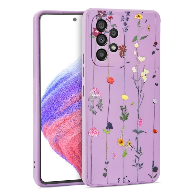 Чехол Tech-Protect Mood для Samsung Galaxy A53 5G Garden Violet (9490713928141)