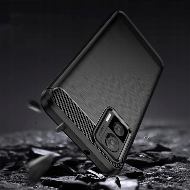 Чехол Tech-Protect TpuCarbon для Motorola Edge 30 Neo Black (9490713928264)
