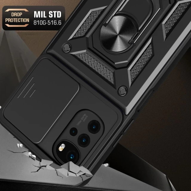 Чохол Tech-Protect Camshield Pro для Motorola Moto G22/E32/E32S Black (9490713928752)