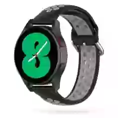 Ремінець Tech-Protect Soft Band для Samsung Galaxy Watch 4/5/5 Pro 40 | 42 | 44 | 45 | 46 mm Black/Grey (9589046917202)