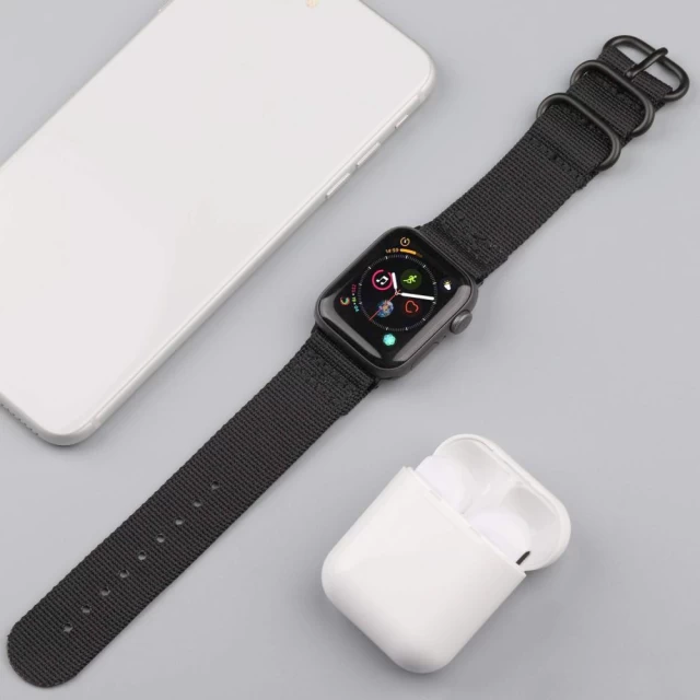 Ремешок Tech-Protect Scout для Apple Watch 49 | 45 | 44 | 42 mm Black (9589046917691)