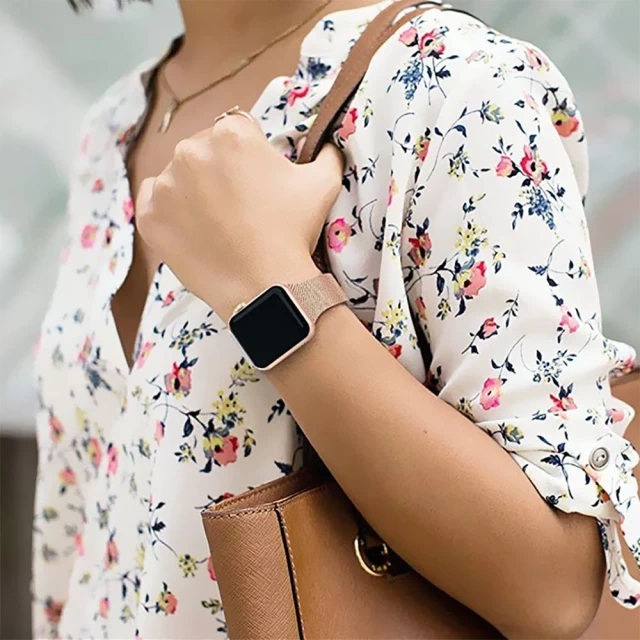 Ремінець Tech-Protect Thin Milanese для Apple Watch 41 | 40 | 38 mm Blush Gold (9589046917714)