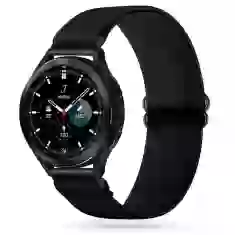 Ремешок Tech-Protect Leather для Samsung Galaxy Watch 4/5/5 Pro 40 | 42| 44 | 45 | 46 mm Black (9589046917783)