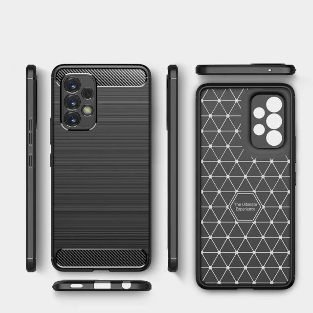 Чохол Tech-Protect TpuCarbon для Samsung Galaxy A53 5G Black (9589046920288)