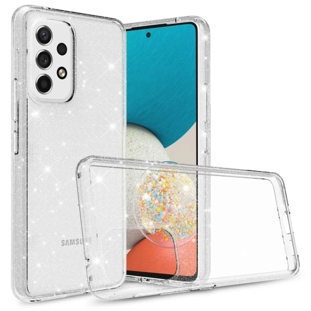 Чохол Tech-Protect Glitter для Samsung Galaxy A53 5G Clear (9589046920417)
