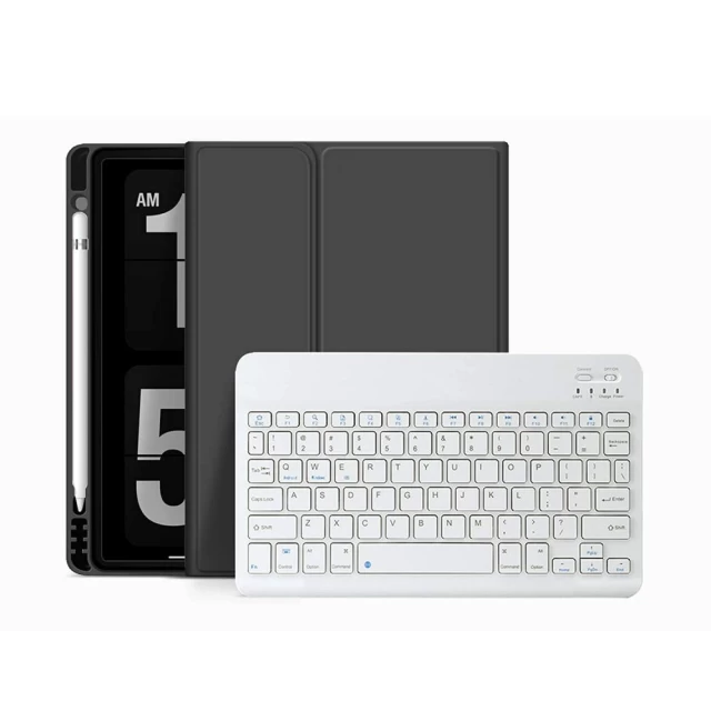 Чохол-клавіатура Tech-Protect Smart Case Pen and Keyboard для iPad Air 5 2022 | iPad Air 4 2020 Black (9589046921018)