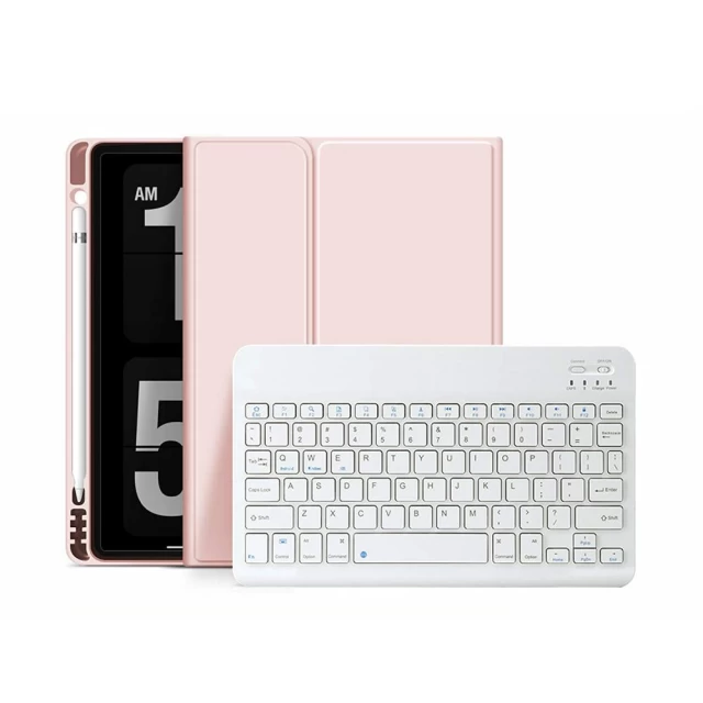Чохол-клавіатура Tech-Protect Smart Case Pen and Keyboard для iPad mini 6 2021 Pink (9589046921124)