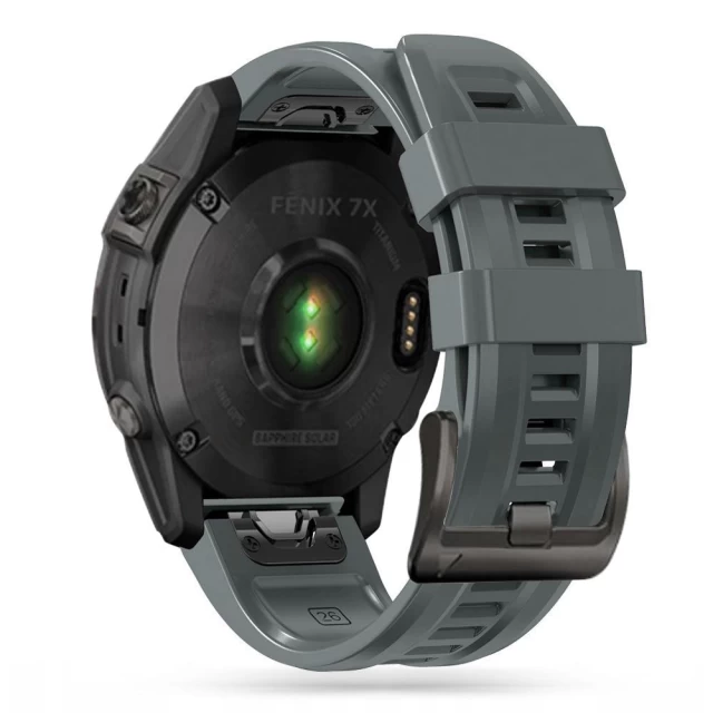 Ремешок Tech-Protect Icon Band для Garmin Fenix 5 | 6 | 6 Pro | 7 Steel Grey (9589046921520)