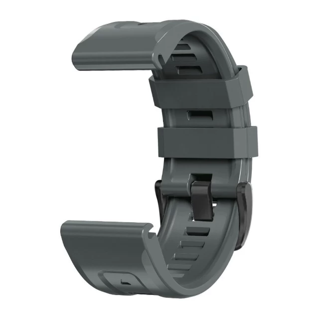 Ремінець Tech-Protect Icon Band для Garmin Fenix 5 | 6 | 6 Pro | 7 Steel Grey (9589046921520)