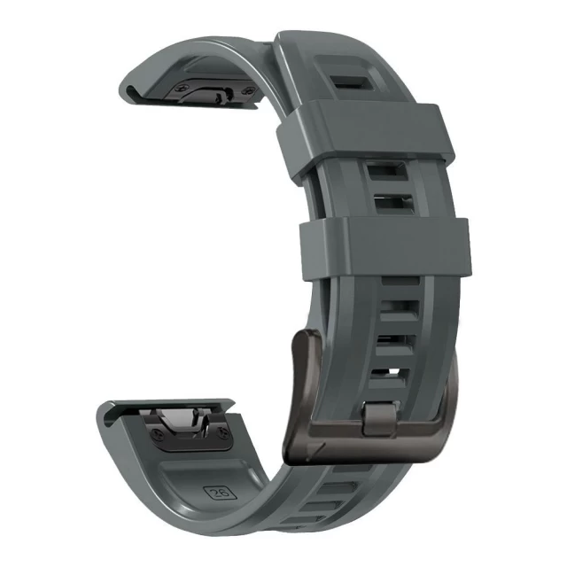 Ремешок Tech-Protect Icon Band для Garmin Fenix 5 | 6 | 6 Pro | 7 Steel Grey (9589046921520)