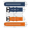 Ремешок Tech-Protect Icon Band для Garmin Fenix 3 | 5X | 3HR | 5X Plus | 6X | 6X Pro | 7X Orange (9589046921551)