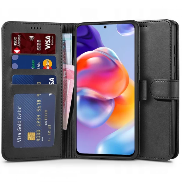 Чохол Tech-Protect Wallet для Xiaomi Redmi Note 11 Pro Plus 5G Black (9589046921940)